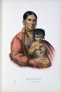Do-Hon-Go, kobieta Osage autorstwa Thomas Loraine (after) McKenney