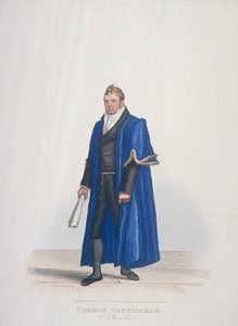 Common Councilman of the City of London, William John Reeves, w stroju obywatelskim, 1825