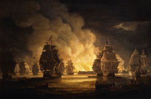 Bitwa pod Algierem: bombardowanie, 1824