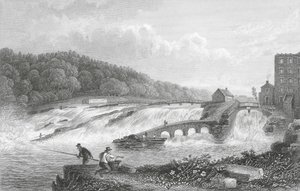 Coleraine Salmon Leap, Co Londonderry (rycina)