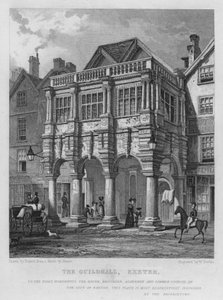 Ratusz, Exeter (grawerowanie)