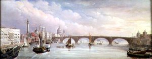 Podejście do Billingsgate (olej na płótnie) autorstwa Thomas Mann Baynes