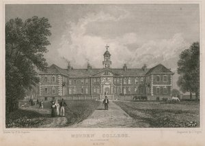 Ogólny widok na Morden College autorstwa Thomas Mann Baynes