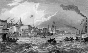 Gravesend, Kent, opublikowano 1831 (grafika)