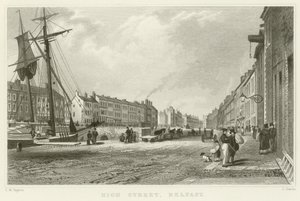 High Street w Belfaście autorstwa Thomas Mann Baynes