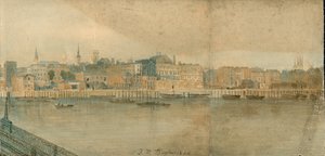 Panorama Tamizy, strona północna, w 13 częściach autorstwa Thomas Mann Baynes