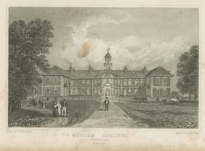 Ludzie na terenie Morden College autorstwa Thomas Mann Baynes