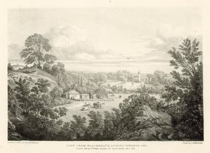 Widok z Blackheath w kierunku Lee, Londyn autorstwa Thomas Mann Baynes