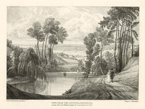 Widok w pobliżu Rotundy, Woolwich, Londyn autorstwa Thomas Mann Baynes