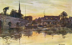 Tamiza: Wallingford (litografia kolorowa) autorstwa Thomas Maybank