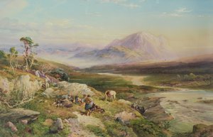 Koniec sesji, Loch Maree (akwarela na papierze)