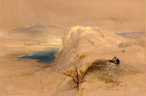 Craig Lough i Roman Wall, 1839 (ołówek, gwasz i toaleta na papierze) autorstwa Thomas Miles Richardson