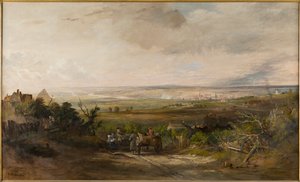 Newcastle z Gateshead Fell, ok. 1816 r.