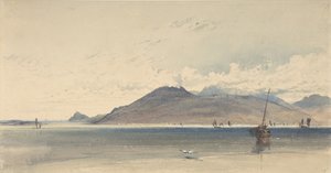 Wyspa Arran, wczesny poranek, 1830-39. autorstwa Thomas Miles Richardson I