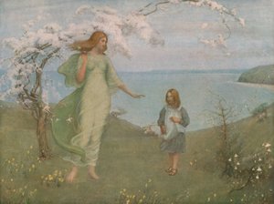Wizja wiosny, 1901, c1930. autorstwa Thomas Millie Dow
