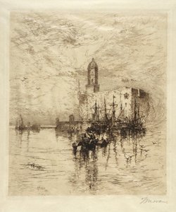 Zamek San Juan de Vlua, Vera Cruz autorstwa Thomas Moran