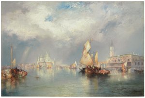 Canal Grande, Wenecja, 1905 autorstwa Thomas Moran