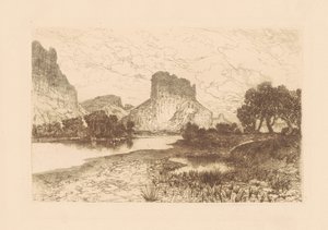 Green River, Terytorium Wyoming autorstwa Thomas Moran