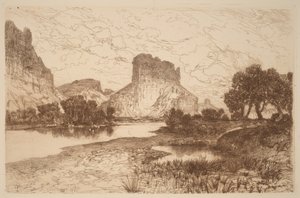 Green River, Terytorium Wyoming autorstwa Thomas Moran
