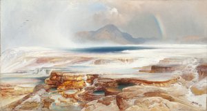 Gorące źródła Yellowstone autorstwa Thomas Moran
