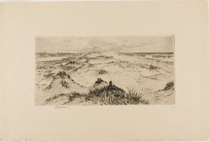 Patrząc na wydmy – Easthampton autorstwa Thomas Moran