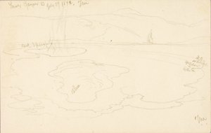 Dolny basen gejzerowy autorstwa Thomas Moran