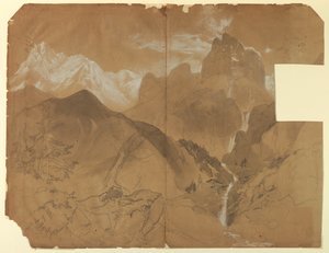 W pobliżu przełęczy Faido, Włochy autorstwa Thomas Moran