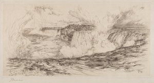 Niagara — od strony kanadyjskiej autorstwa Thomas Moran