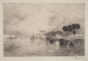 Rzeka St. Johns, Floryda autorstwa Thomas Moran