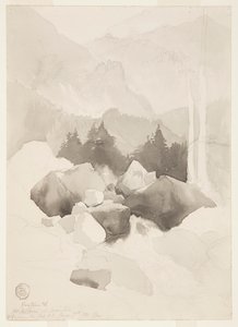 Studium Ruxton, Kolorado autorstwa Thomas Moran