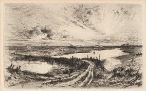 wschód słońca autorstwa Thomas Moran