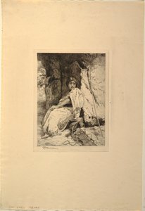 Pusta kołyska autorstwa Thomas Moran