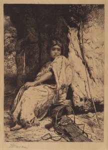 Pusta kołyska autorstwa Thomas Moran