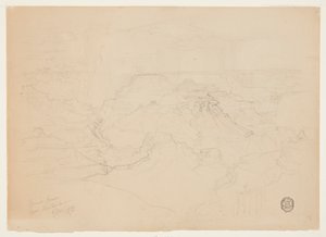 Wielki Kanion w Deszczu autorstwa Thomas Moran
