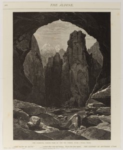 Wąwóz, północne ramię Rio Virgen, Utah autorstwa Thomas Moran