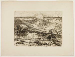 The Rapids Above Niagara autorstwa Thomas Moran