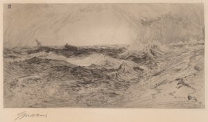 Rozbrzmiewające morze autorstwa Thomas Moran
