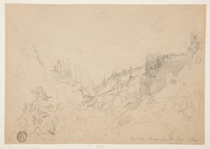 Pasmo Teton ze wschodu autorstwa Thomas Moran