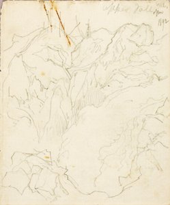 Górny wodospad, Yellowstone autorstwa Thomas Moran