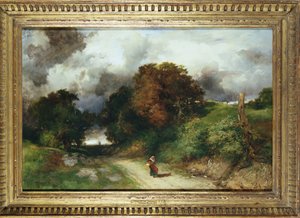 Windy Hilltop, Amagansett, Long Island, 1901 autorstwa Thomas Moran