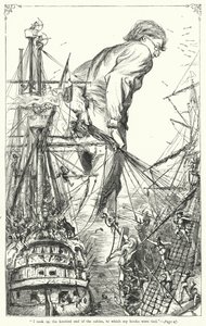 Ilustracja do Podróży Guliwera autorstwa Jonathana Swifta (rycina) autorstwa Thomas Morten