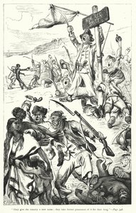 Ilustracja do Podróży Guliwera autorstwa Jonathana Swifta (rycina) autorstwa Thomas Morten