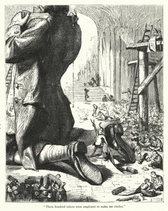 Ilustracja do Podróży Guliwera autorstwa Jonathana Swifta (rycina) autorstwa Thomas Morten