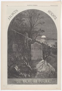 Wzgórza Arlington. Die Watch. Jestem Potomakiem. autorstwa Thomas Nast