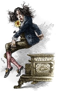 Karykatura Oscara Wilde