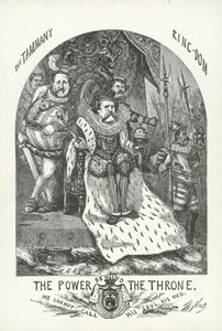 John T. Hoffman i William „Boss” Tweed autorstwa Thomas Nast