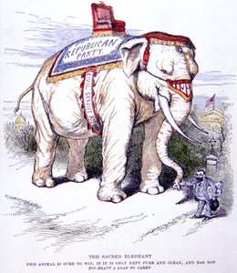 „Święty Słoń” autorstwa Thomas Nast