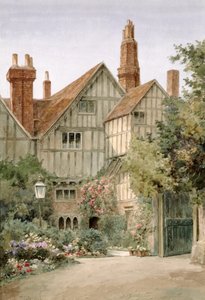 Stary dwór i ogród autorstwa Thomas Nicholson Tyndale