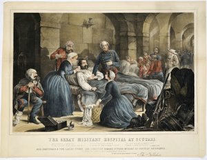 Wielki Szpital Wojskowy w Scutari, wydrukowany przez Stannarda und Dixona, 24 lutego 1855 r.