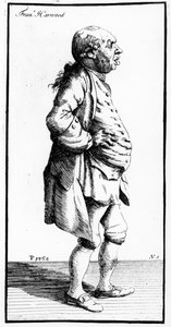 Karykatura Francisa Harwooda, ok.1770